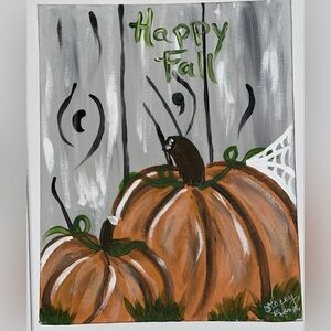 Autumn Pumpkin Wall Art